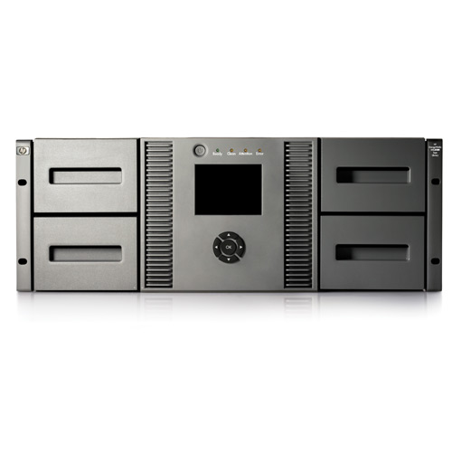 LX48 Library, 2 x LTO-6 Ultrium 6250 FC drives with 48 slots.